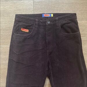 Black Corduroy Men's Pants
